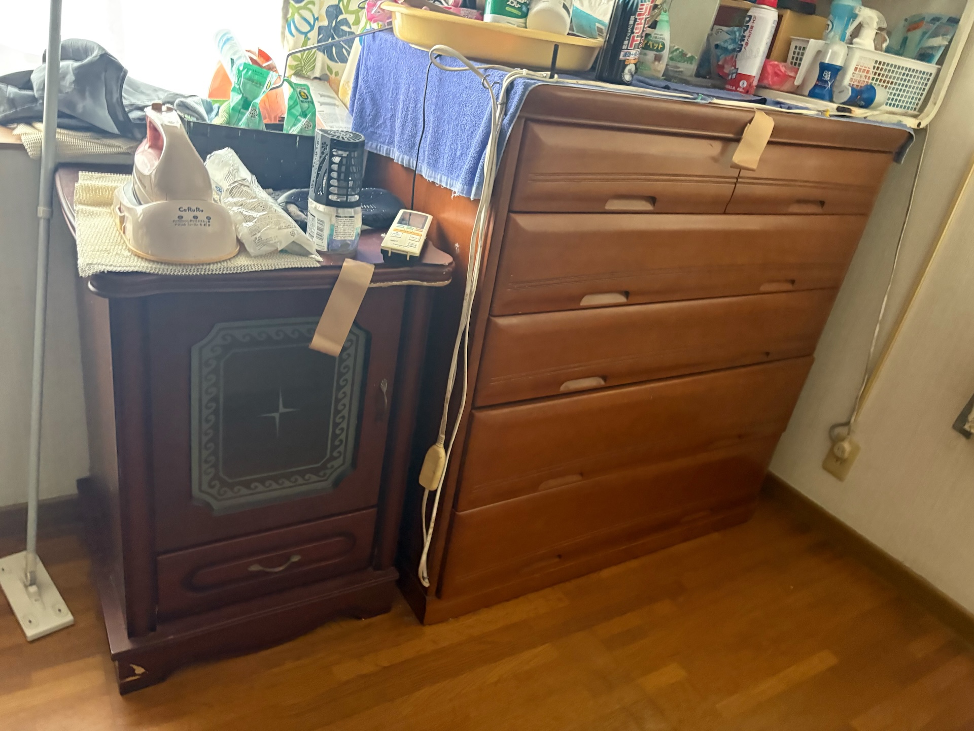 タンスや収納家具などの不用品例