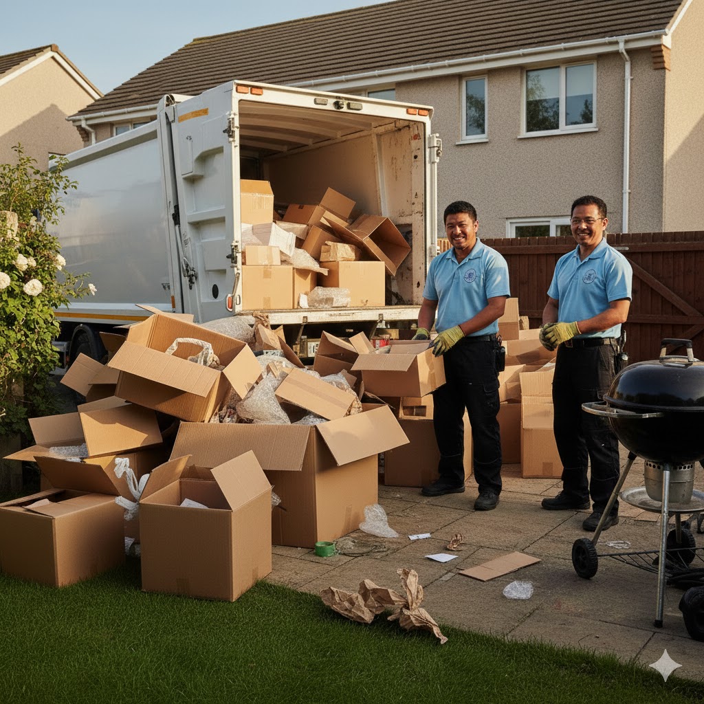 許可業者による安心・安全な回収の様子